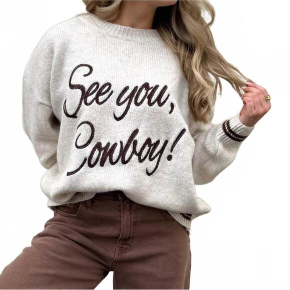 BAILEY ROSE Sweaters - NEW BAILEY ROSE shelby crewneck sweater in oatmeal